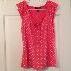 Polka dot blouse